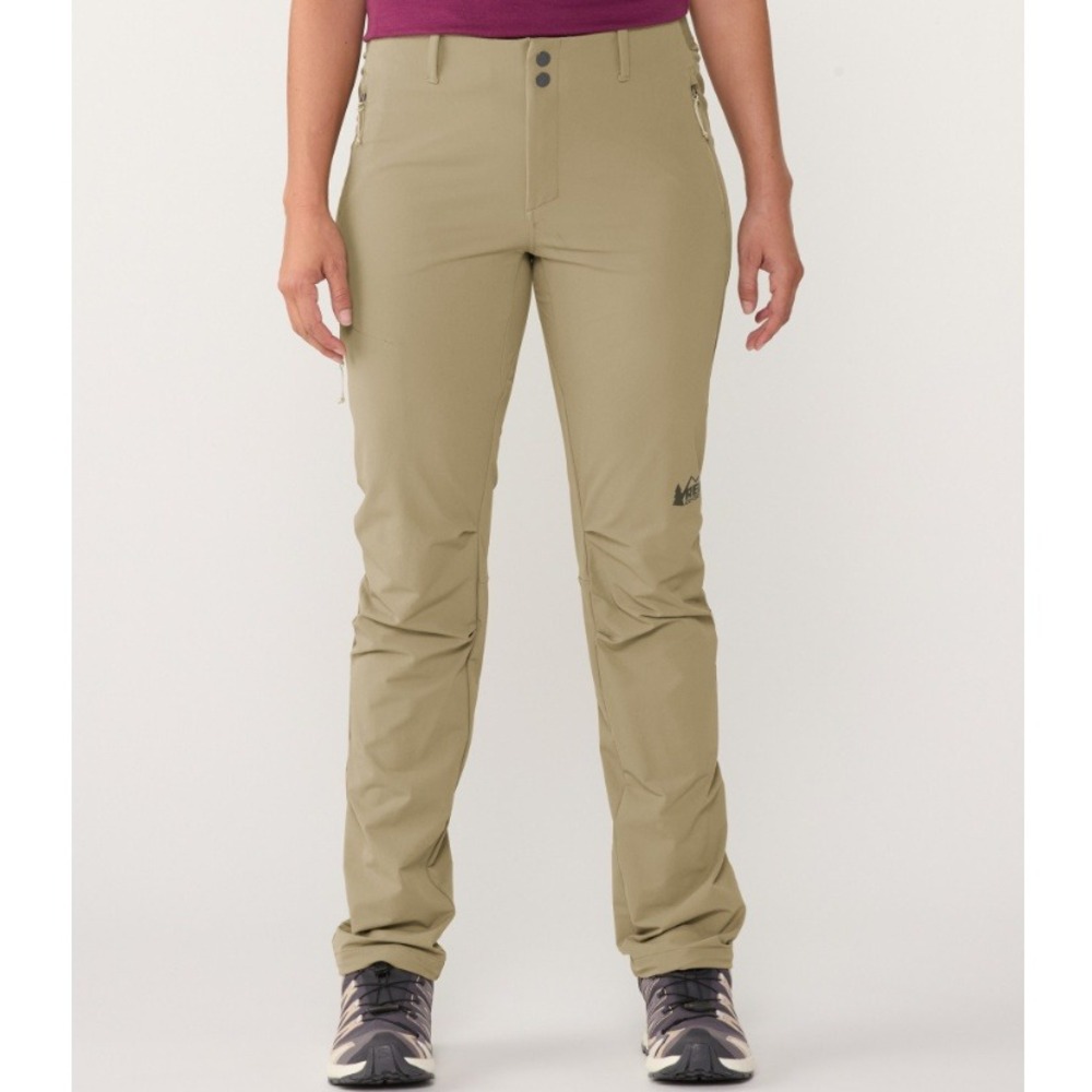 REI Co-op Women's Armadillo Taupe Hiking Trail Activator Pants Size L NWT